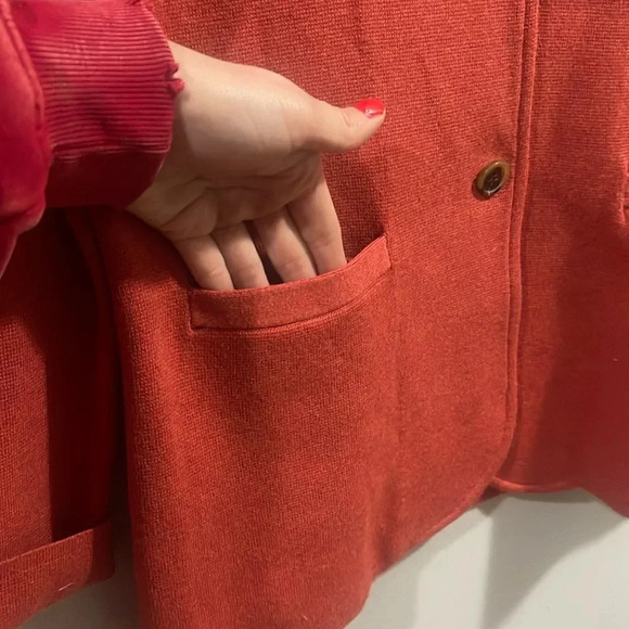 J.Crew Button Down Pocket Cardigan | Medium Burnt - Picture 5 of 8